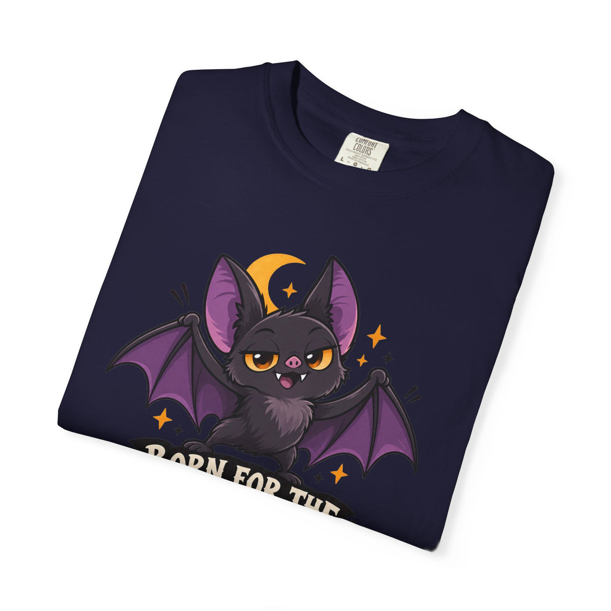 Born for the Night Shift – Cute Halloween Bat T-Shirt
