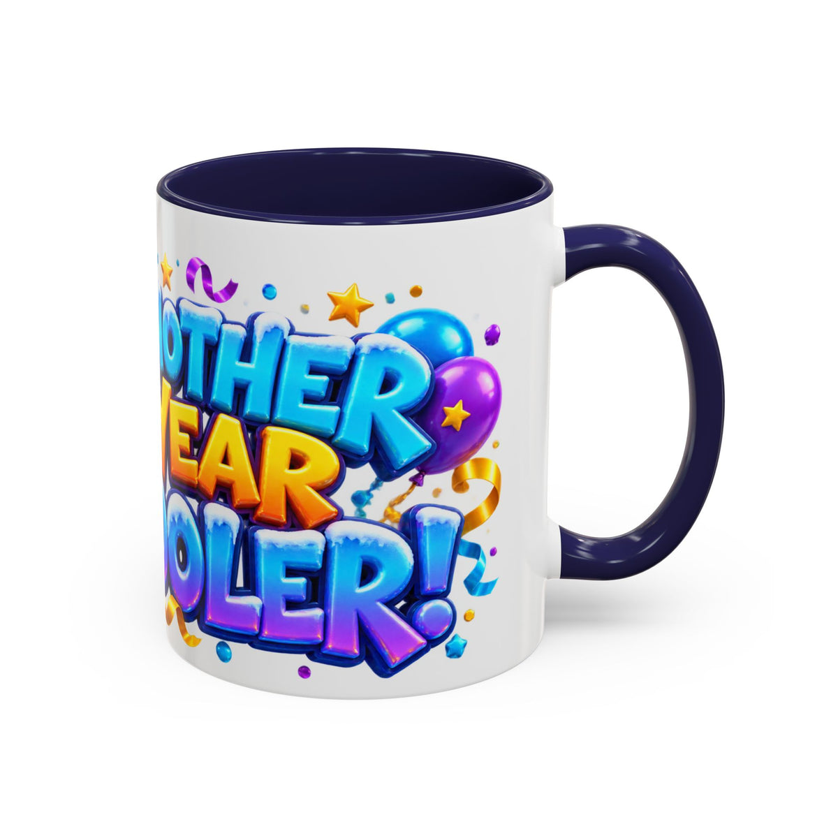 Another Year Cooler Penguin Birthday White Mug