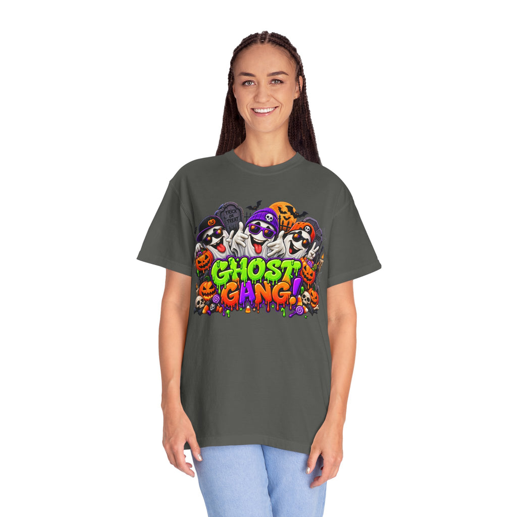 Ghost Gang Halloween T-Shirt – Funny Colorful Ghost Graphic Tee