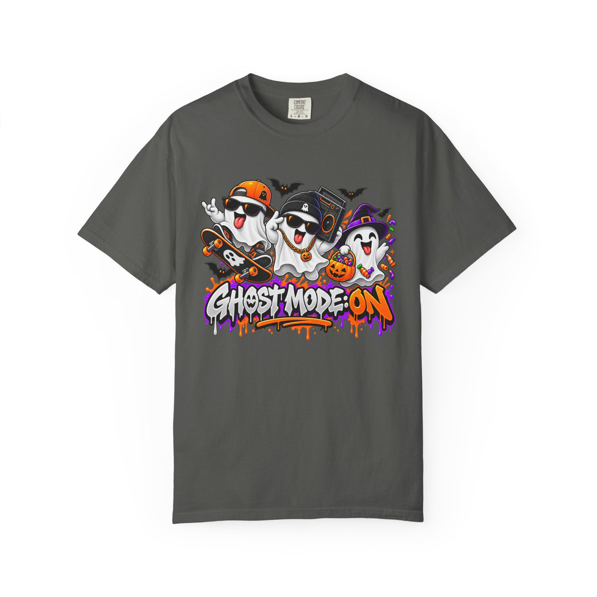 Ghost Mode: ON – Halloween Ghosts Graphic T-Shirt