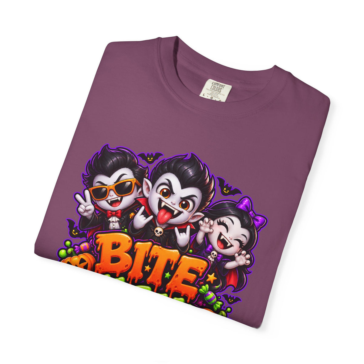 Bite Night Crew Halloween T-Shirt – Funny Vampire Graphic Tee