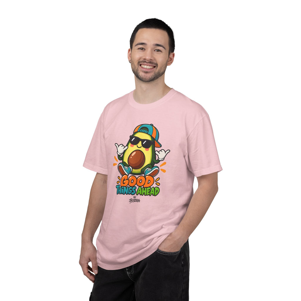Good Things Ahead Avocado Graphic T-Shirt | Festora Everyday