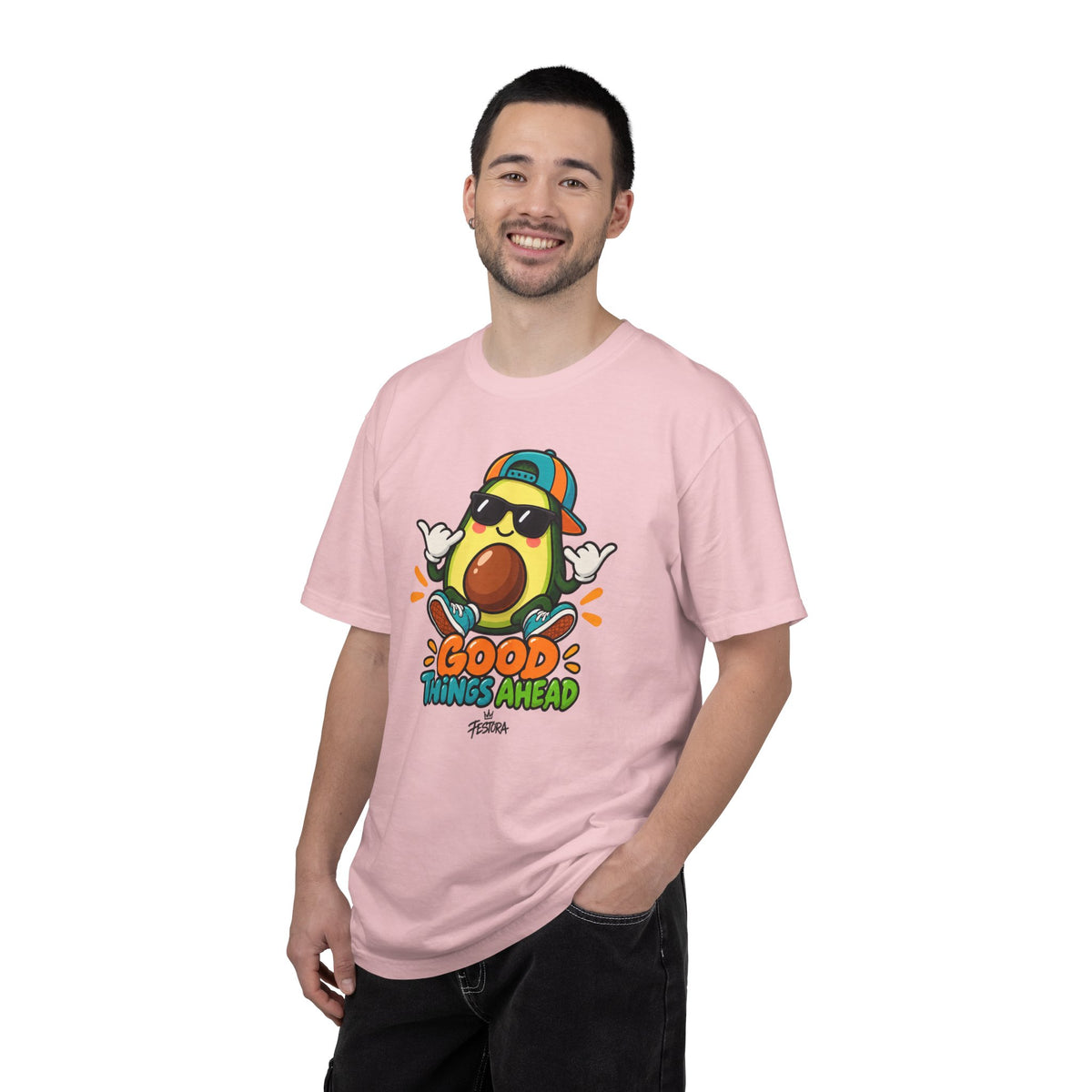 Good Things Ahead Avocado Graphic T-Shirt | Festora Everyday