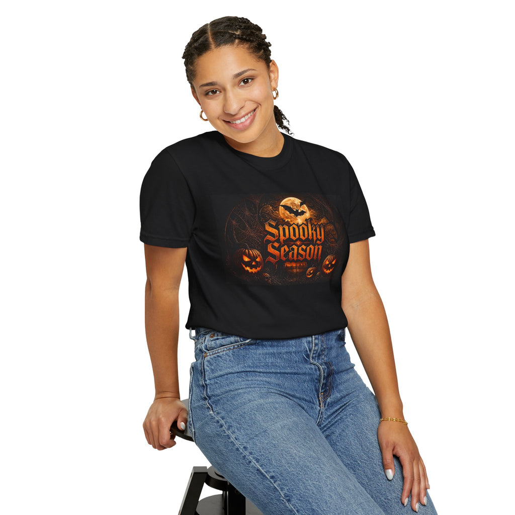 Spooky Season Halloween T-Shirt — Pumpkin Jack-O'-Lantern Graphic Tee