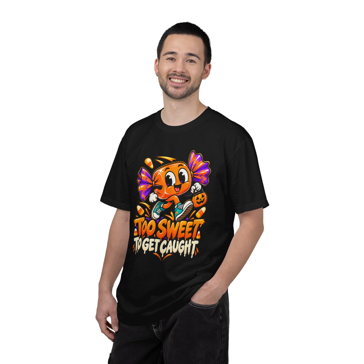Too Sweet to Get Caught – Cute Halloween Candy T-Shirt