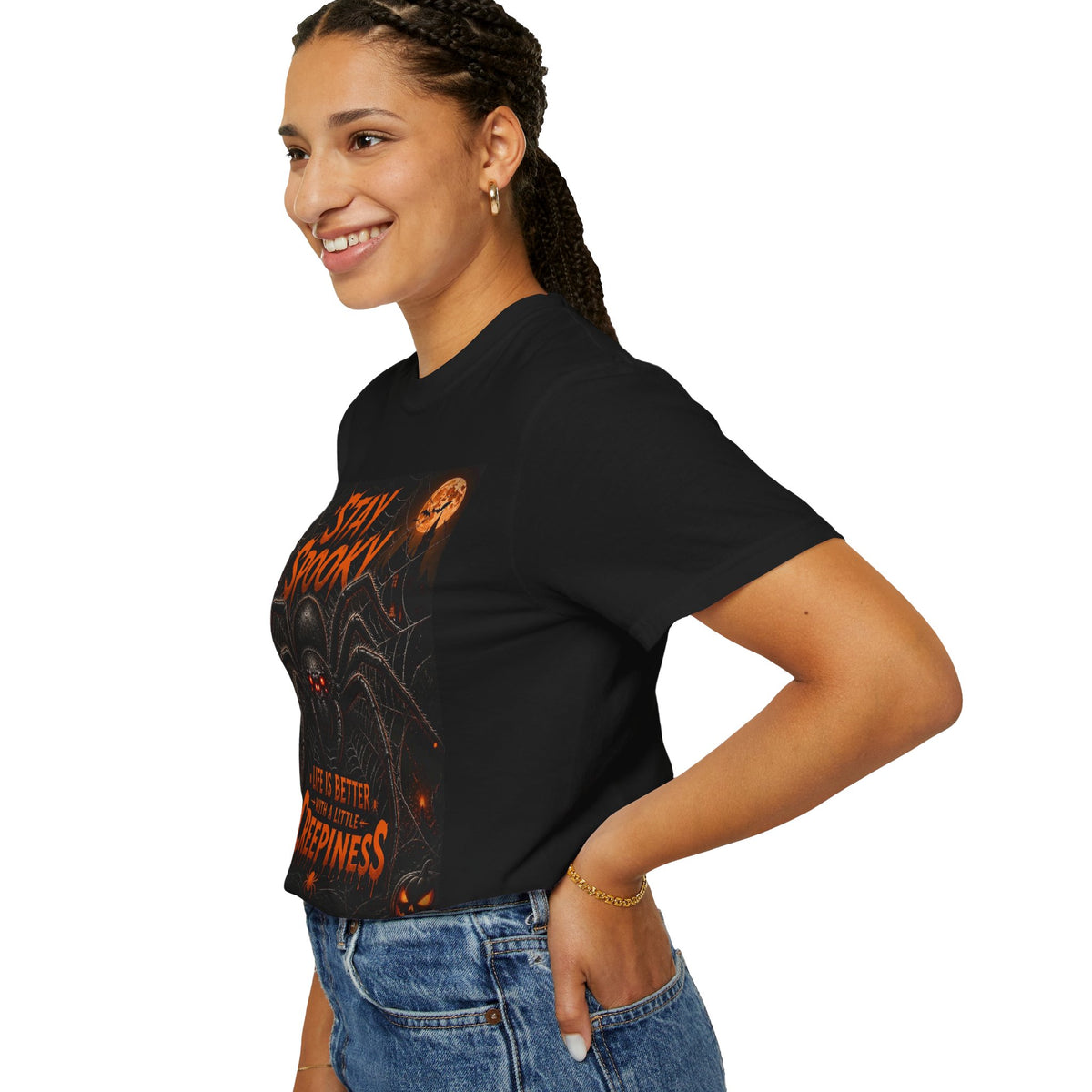 Stay Spooky Halloween T-Shirt — "Life Is Better With A Little Creepiness"