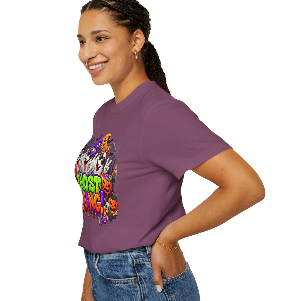 Ghost Gang Halloween T-Shirt – Funny Colorful Ghost Graphic Tee