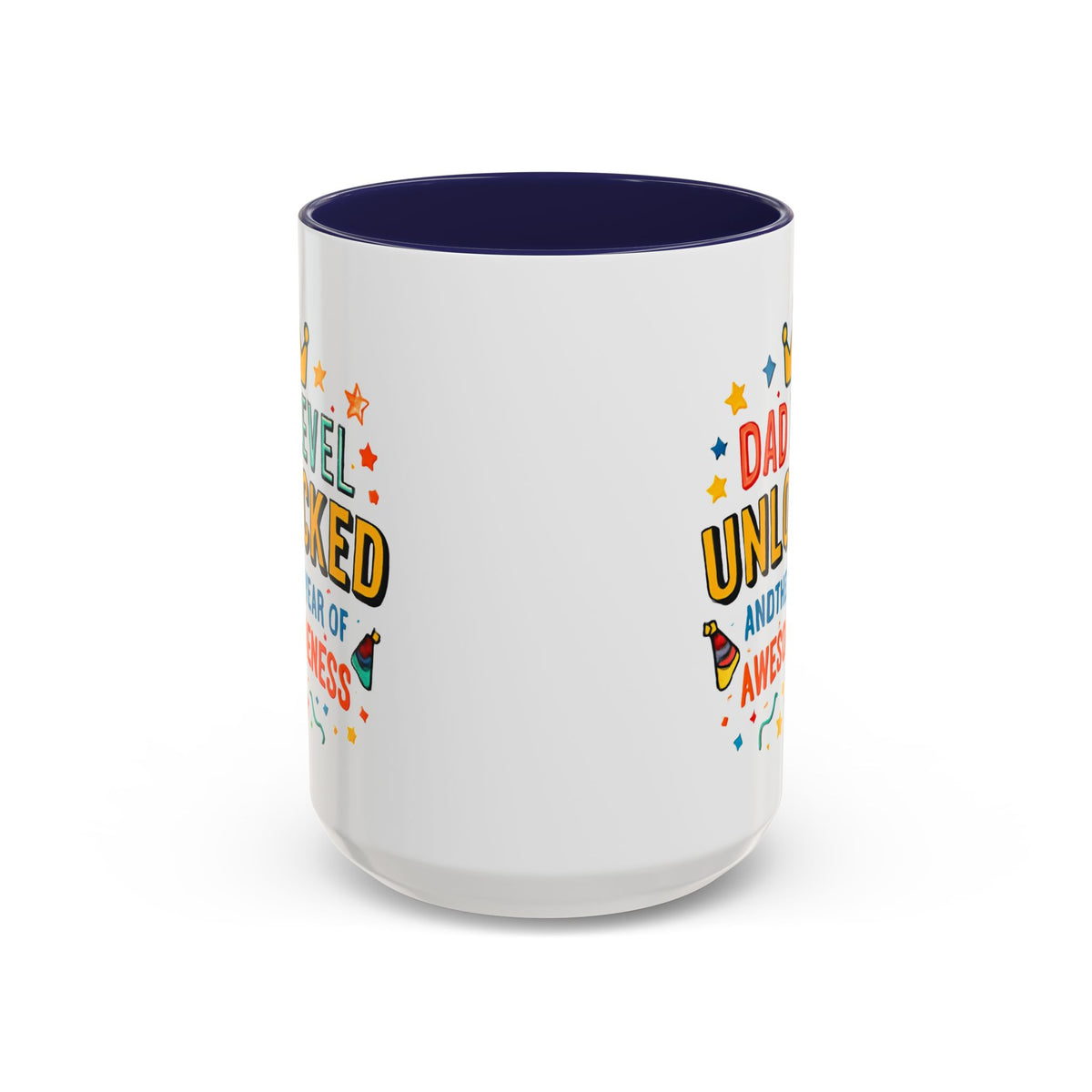 Dad Level Unlocked Coffee Mug – Funny Father’s Day 11/15oz Accent Mug