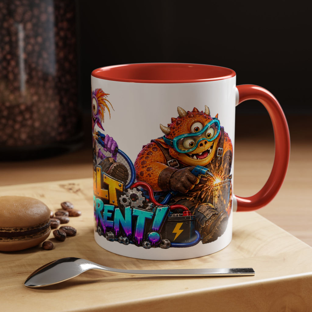 Built Different Monster Workshop Halloween White Mug