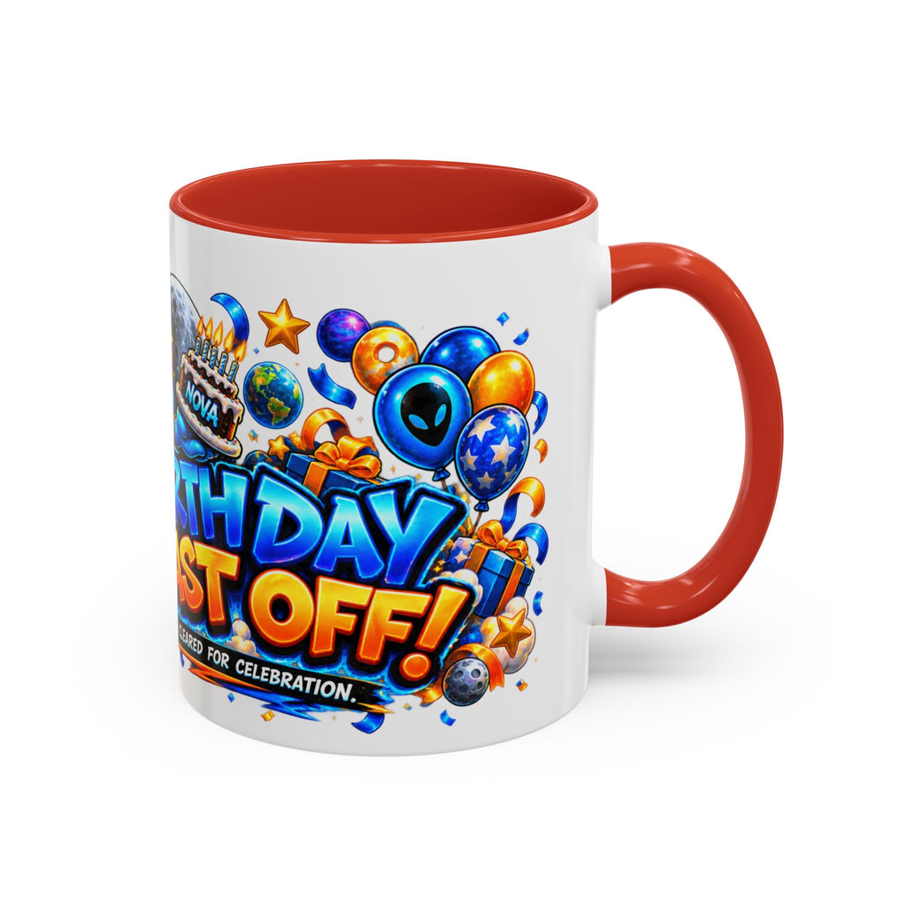 Festora Alien Birthday Mug – Birthday Blast Off Coffee Cup