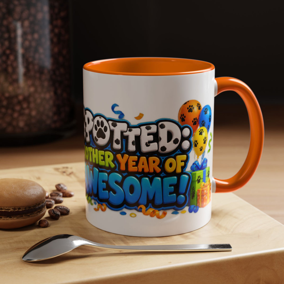 Dalmatian Birthday Mug – Spotted Another Year of Awesome White Coffee Cup