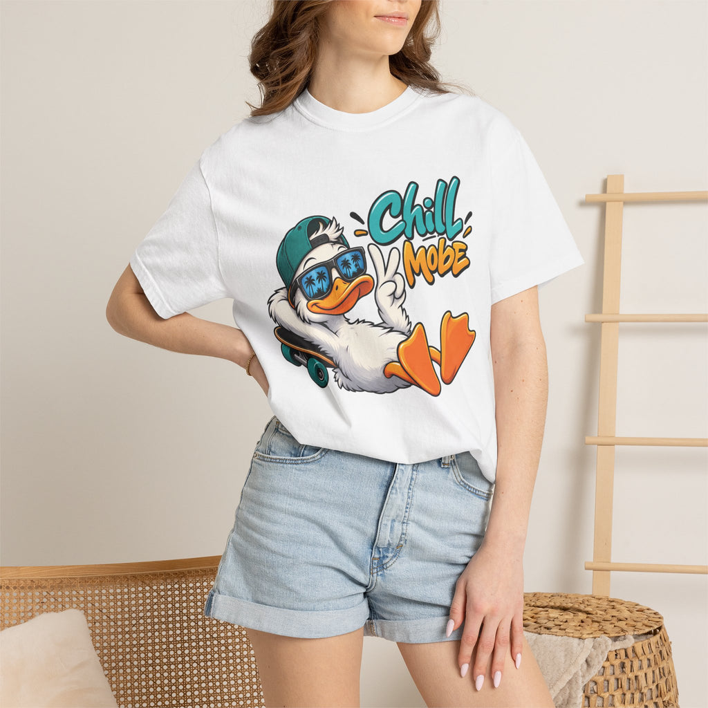 Chill Mode Duck Graphic T-Shirt | Festora Everyday