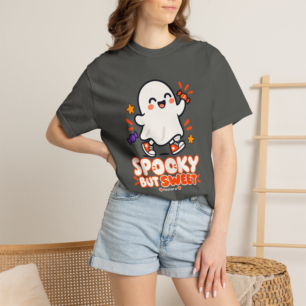 Spooky but Sweet Ghost T-Shirt | Cute Halloween Graphic Tee