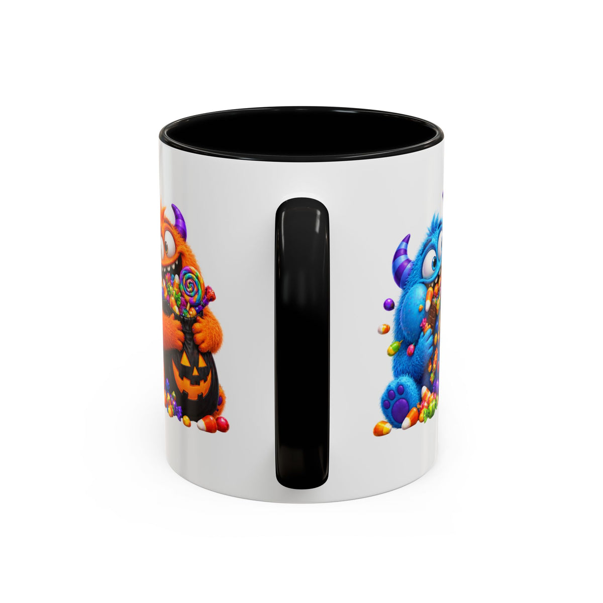 I’m Just Here for the Boos Funny Halloween Monster White Mug