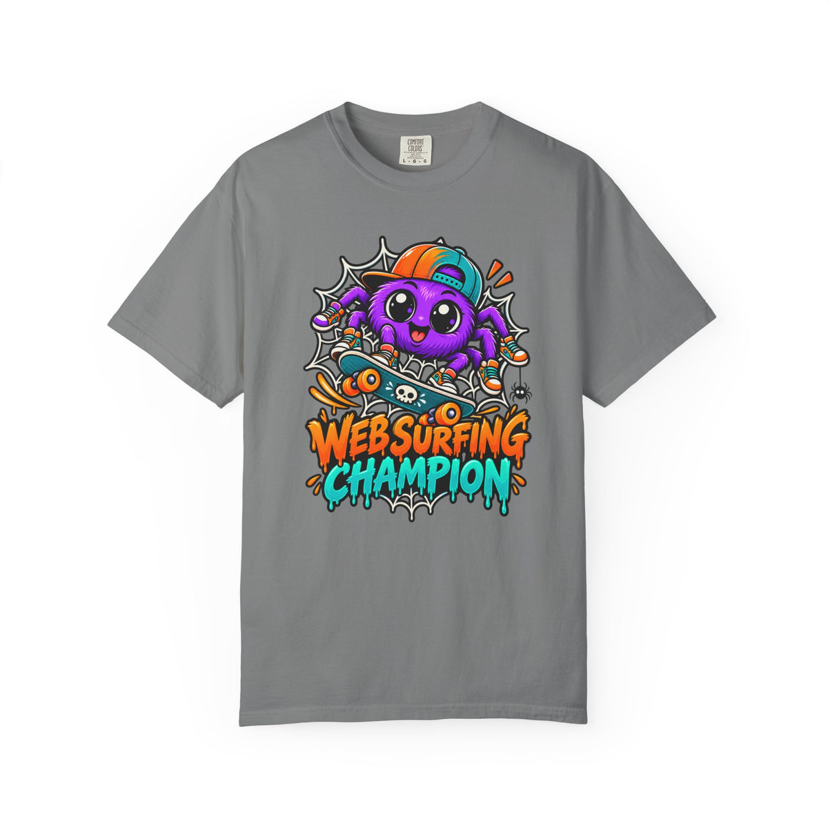 Web Surfing Champion – Cute Halloween Spider T-Shirt