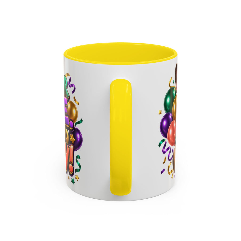 Built for Cake Born to Party French Bulldog White Mug