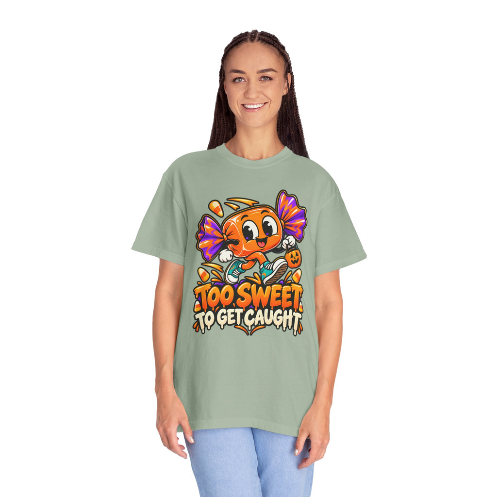 Too Sweet to Get Caught – Cute Halloween Candy T-Shirt