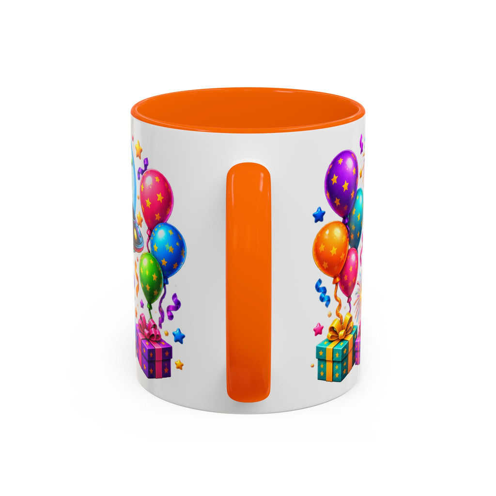 Happy Birthday Alien Coffee Mug — Colorful Galactic Birthday Wishes