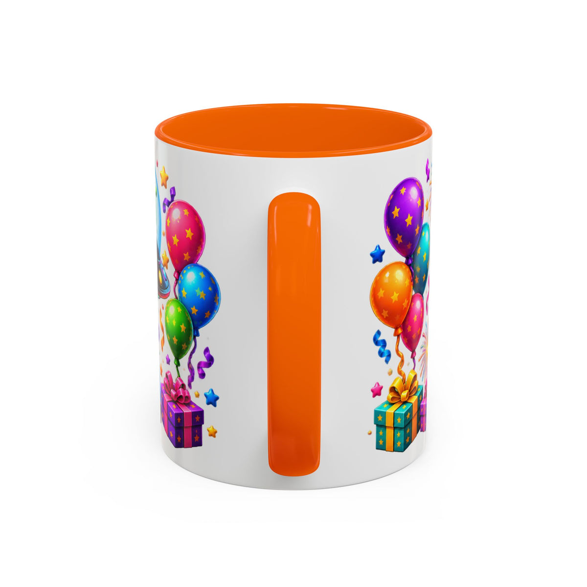 Happy Birthday Alien Coffee Mug — Colorful Galactic Birthday Wishes