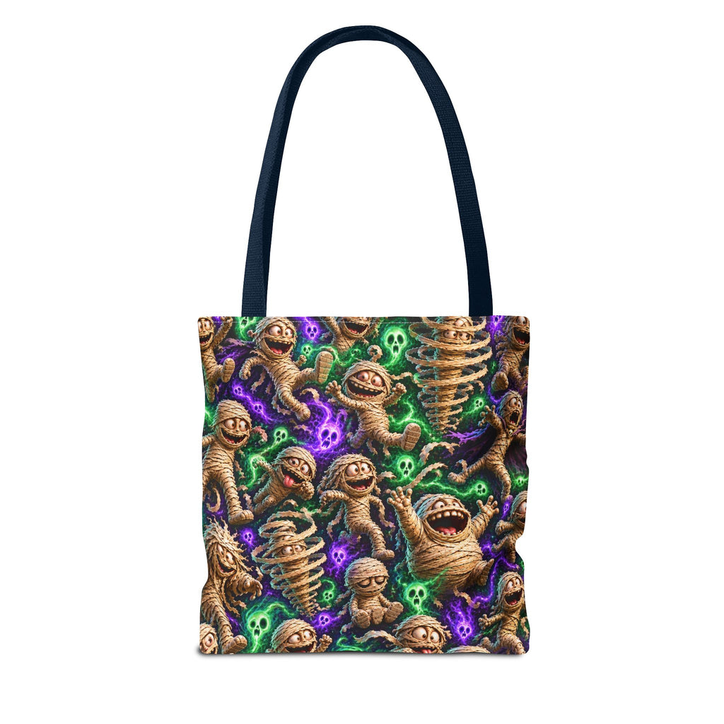 Mummy Party Tote Bag — Cute Spooky Halloween All-Over Print Tote