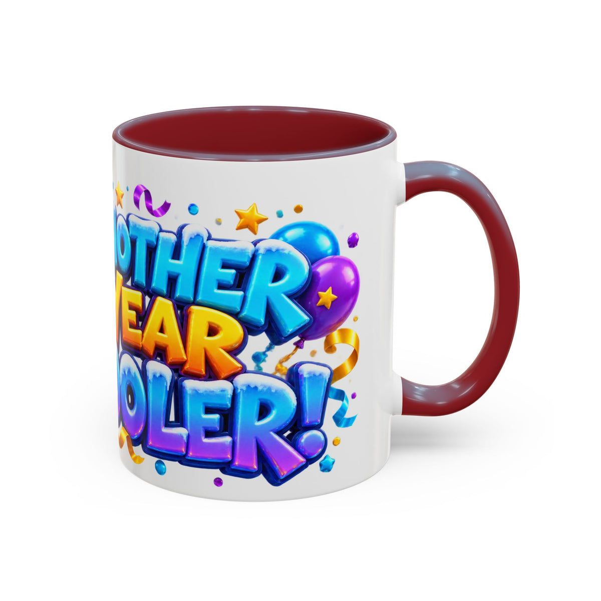 Another Year Cooler Penguin Birthday White Mug