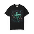 Halloween T-Shirt — "It's Halloween Time" Spooky Glow Design