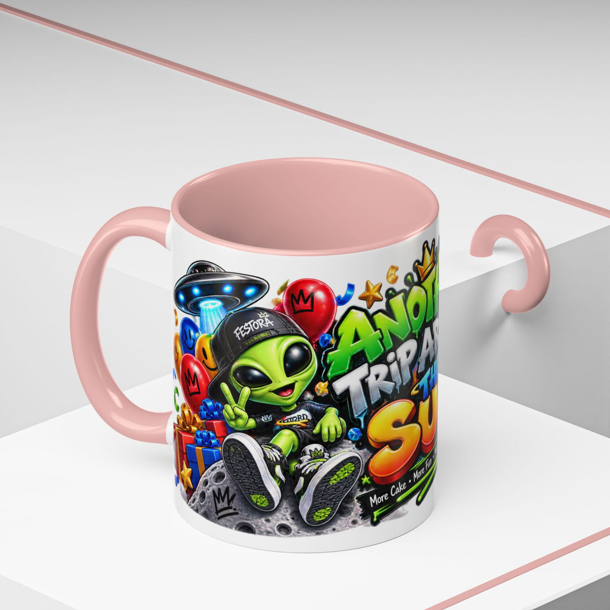 Festora Alien Birthday Mug – Another Trip Around the Sun Coffee Cup