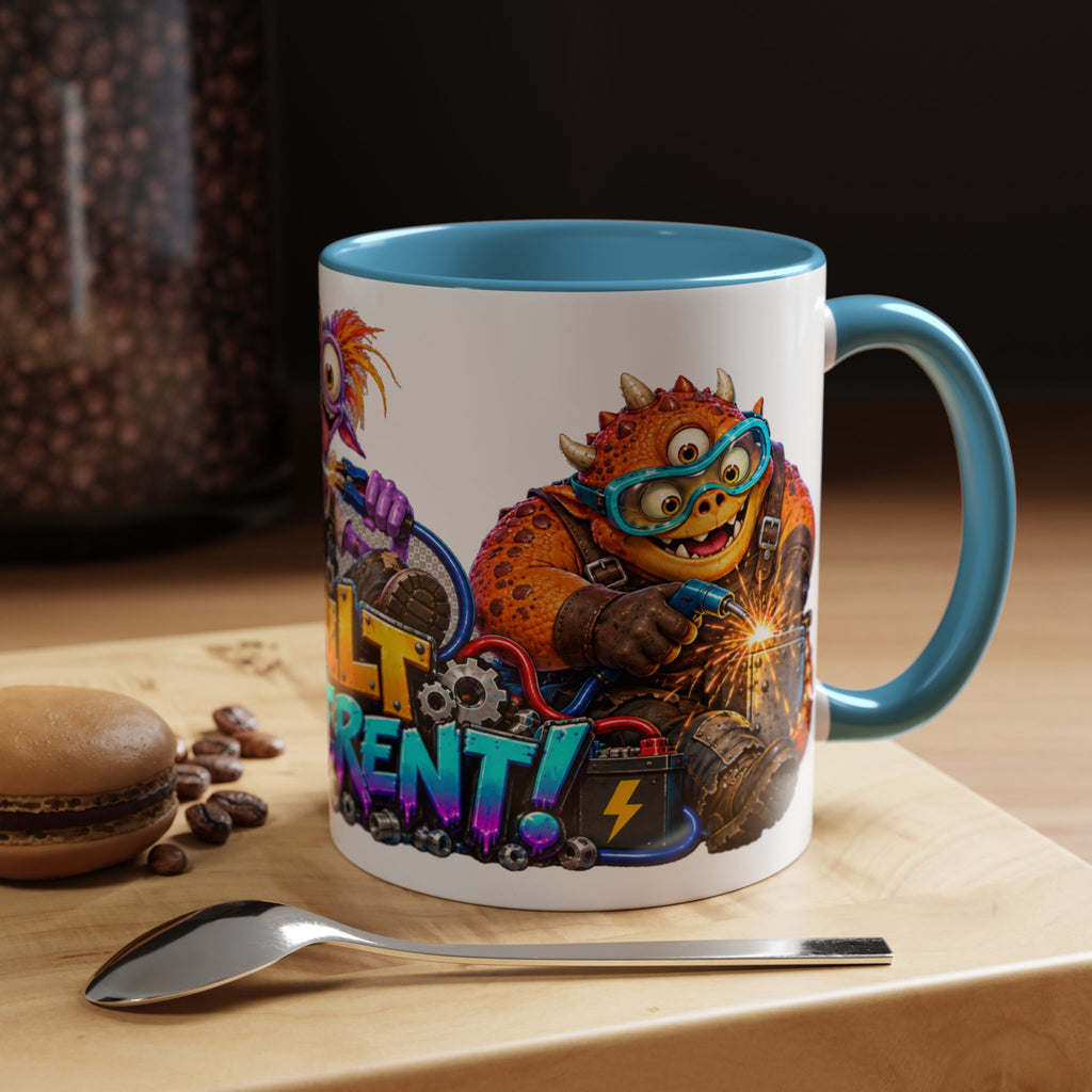Built Different Monster Workshop Halloween White Mug