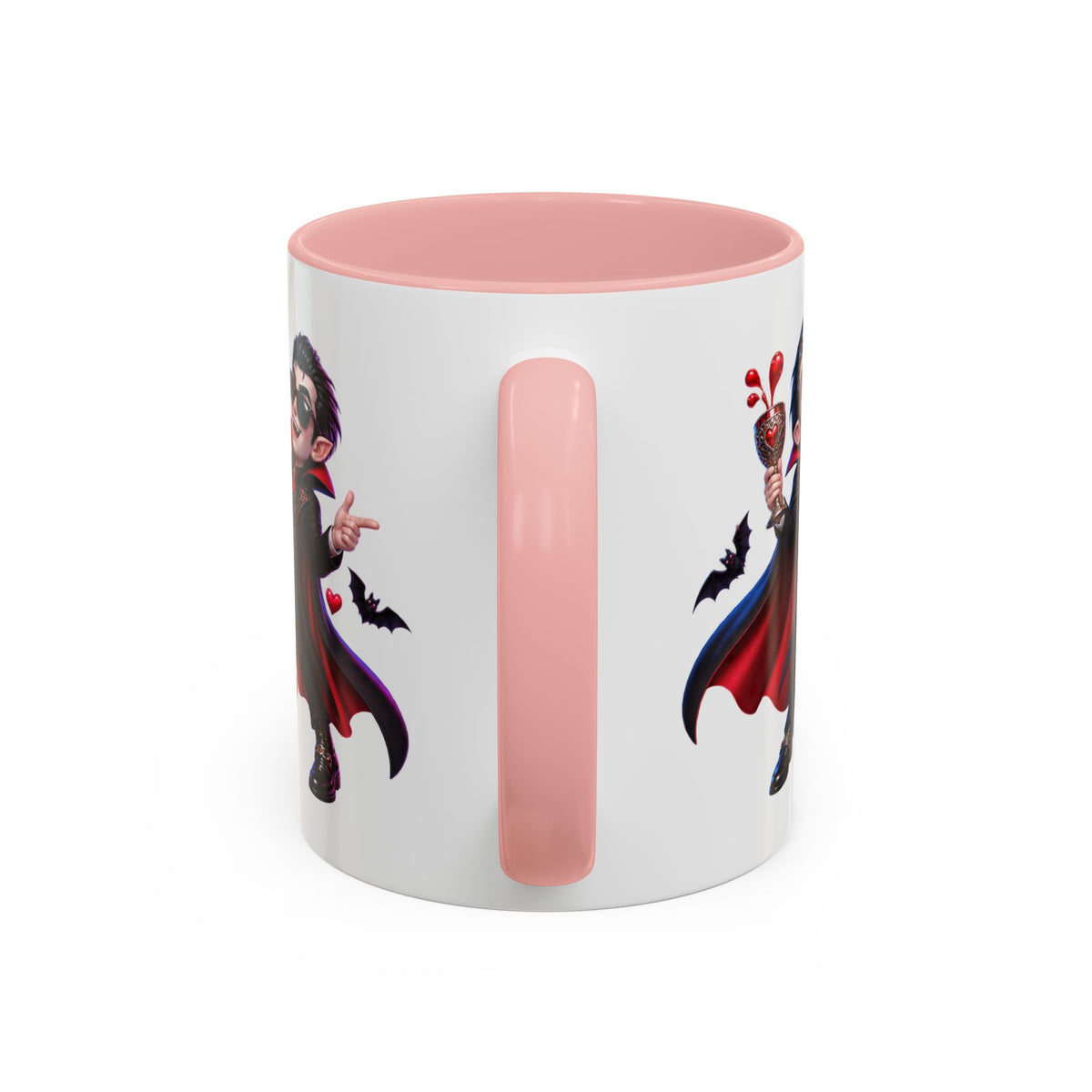 Love at First Bite Funny Vampire Halloween White Mug