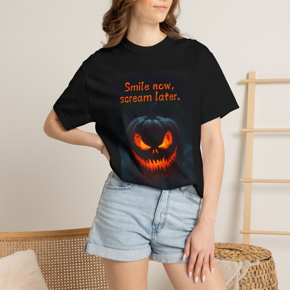 Smile Now, Scream Later Halloween T-Shirt