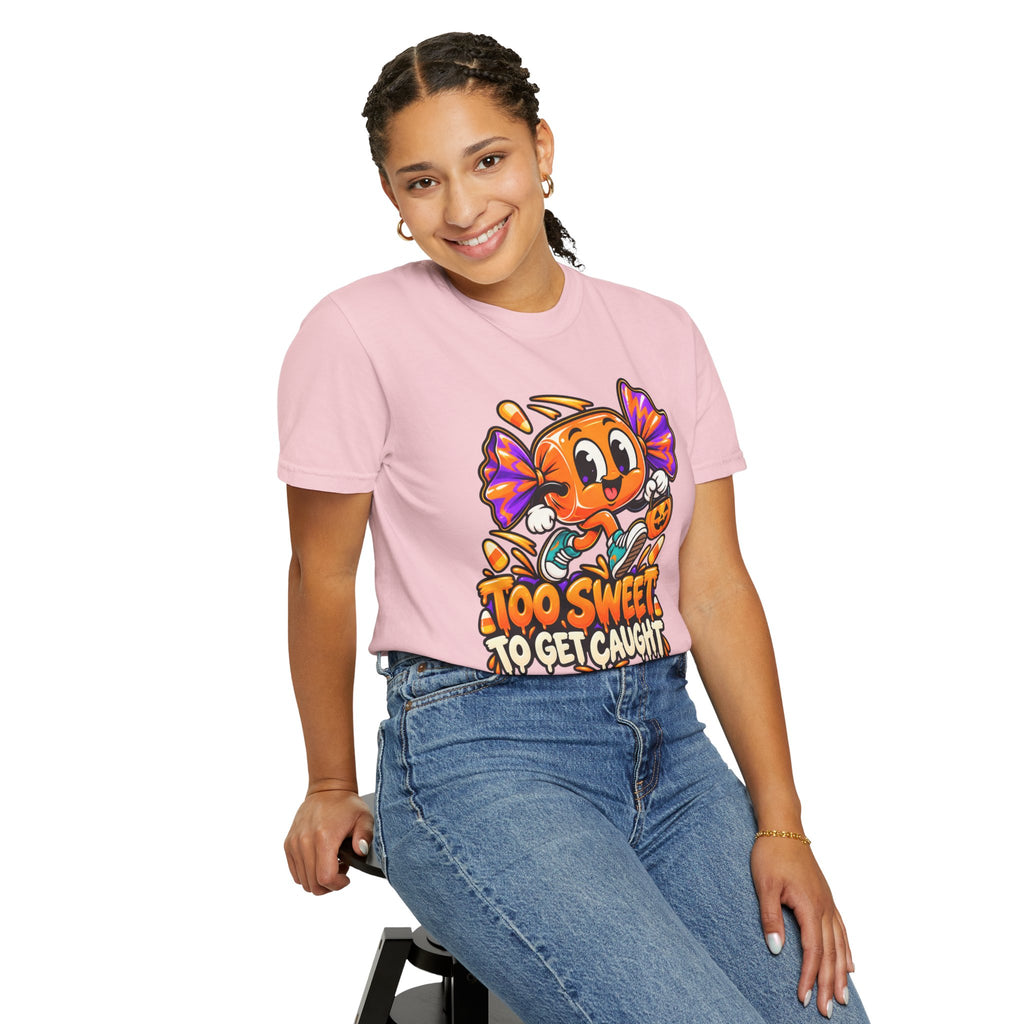 Too Sweet to Get Caught – Cute Halloween Candy T-Shirt