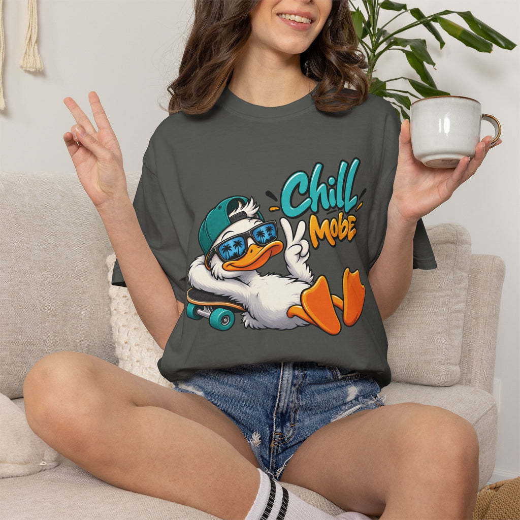 Chill Mode Duck Graphic T-Shirt | Festora Everyday