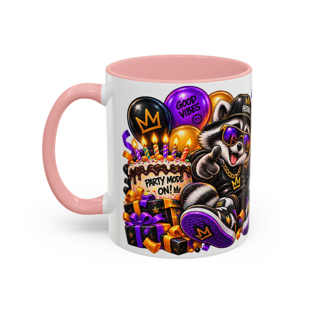 Festora Raccoon Birthday Mug – Birthday After Dark Coffee Cup