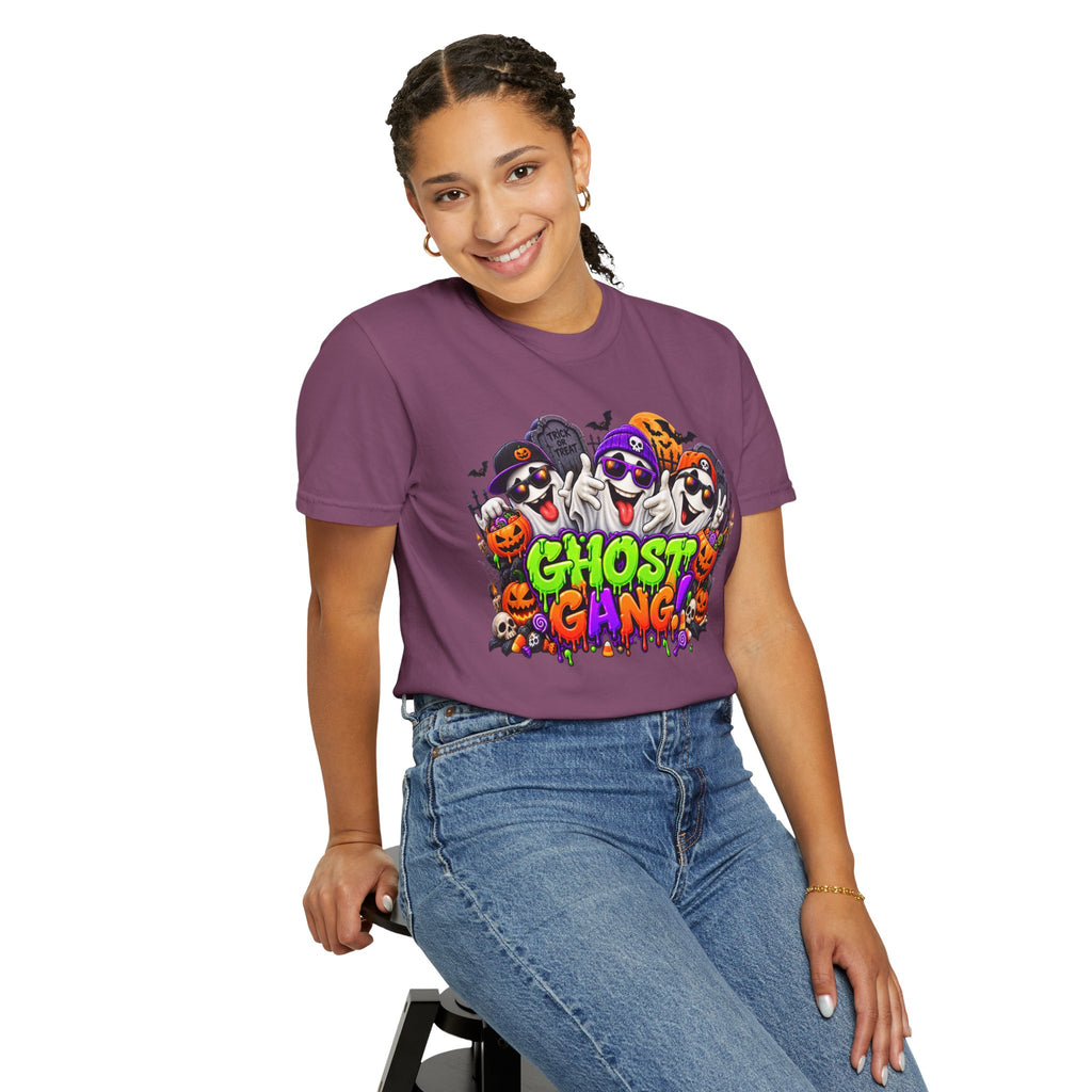 Ghost Gang Halloween T-Shirt – Funny Colorful Ghost Graphic Tee