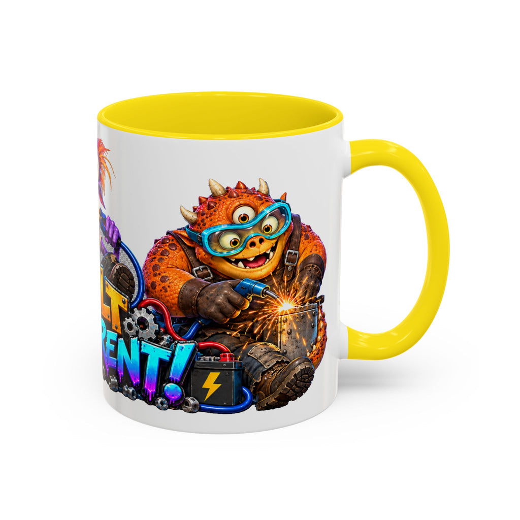 Built Different Monster Workshop Halloween White Mug