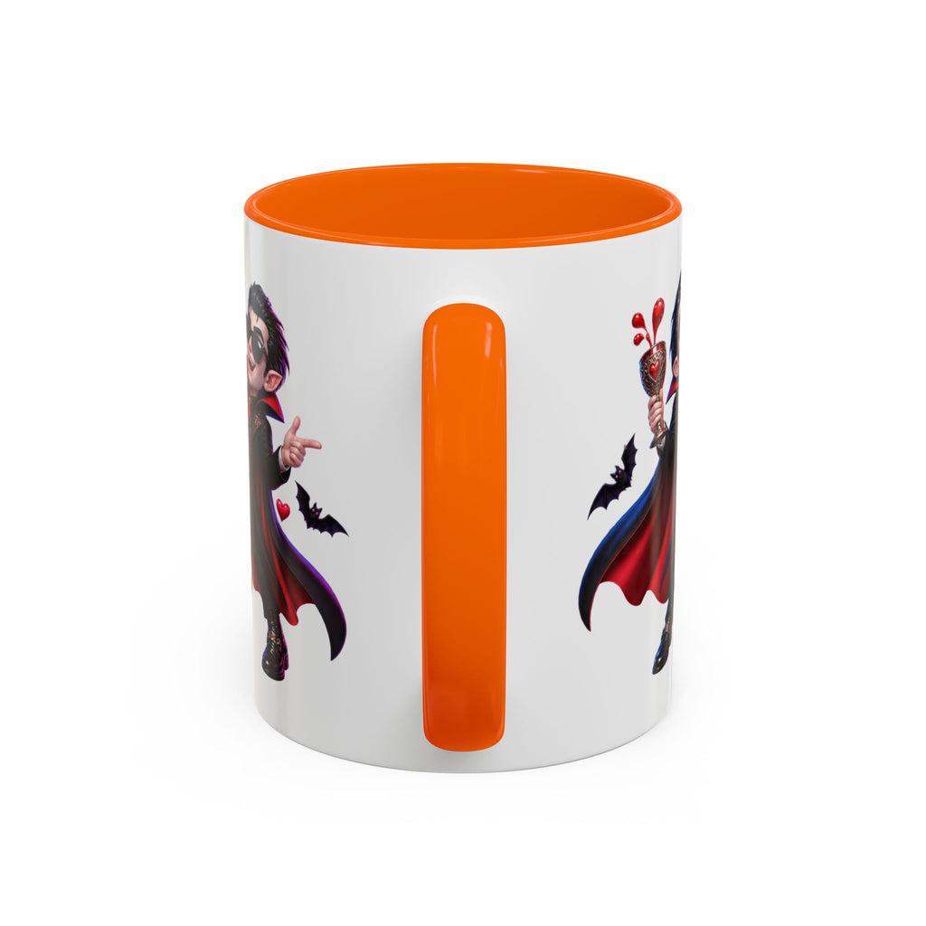 Love at First Bite Funny Vampire Halloween White Mug