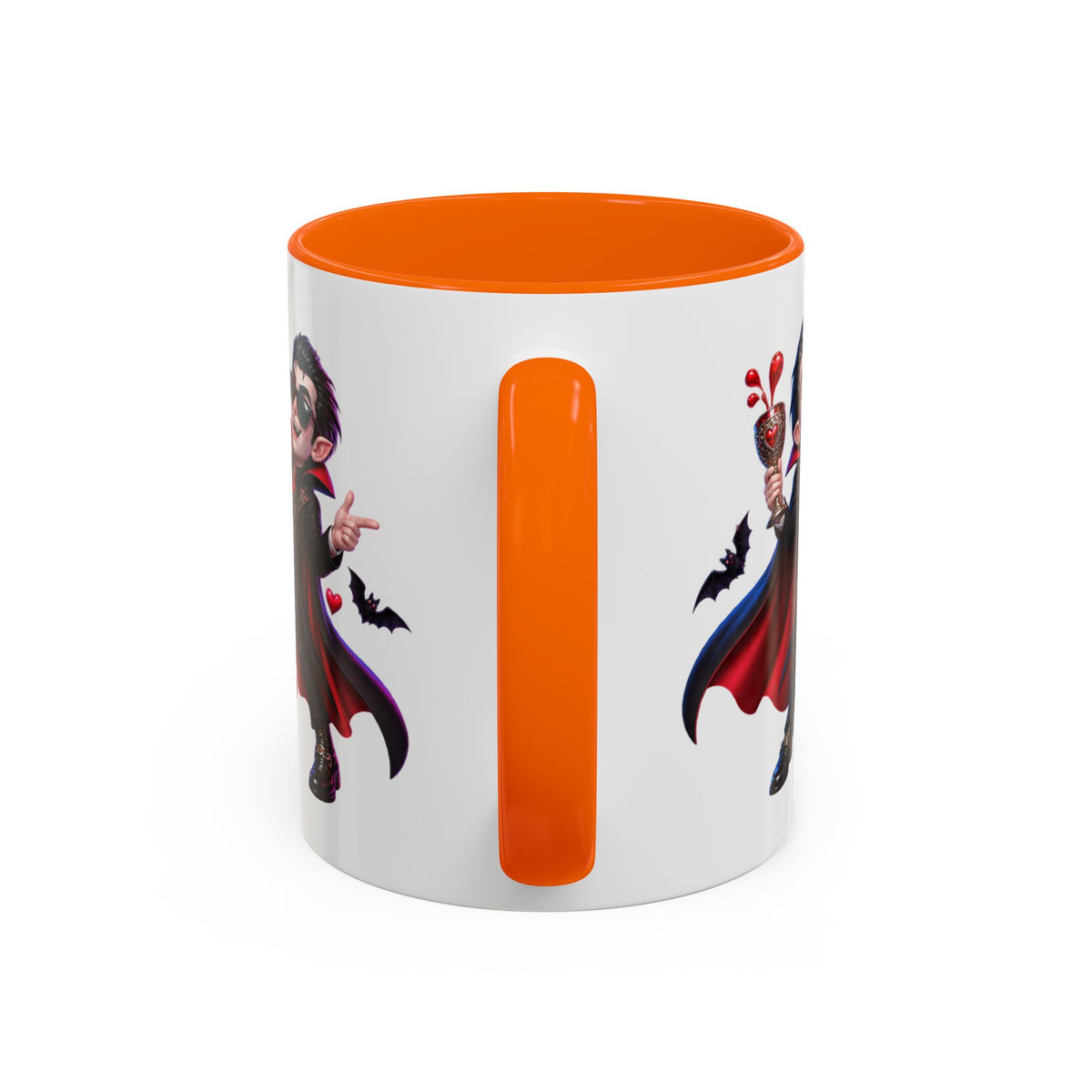 Love at First Bite Funny Vampire Halloween White Mug
