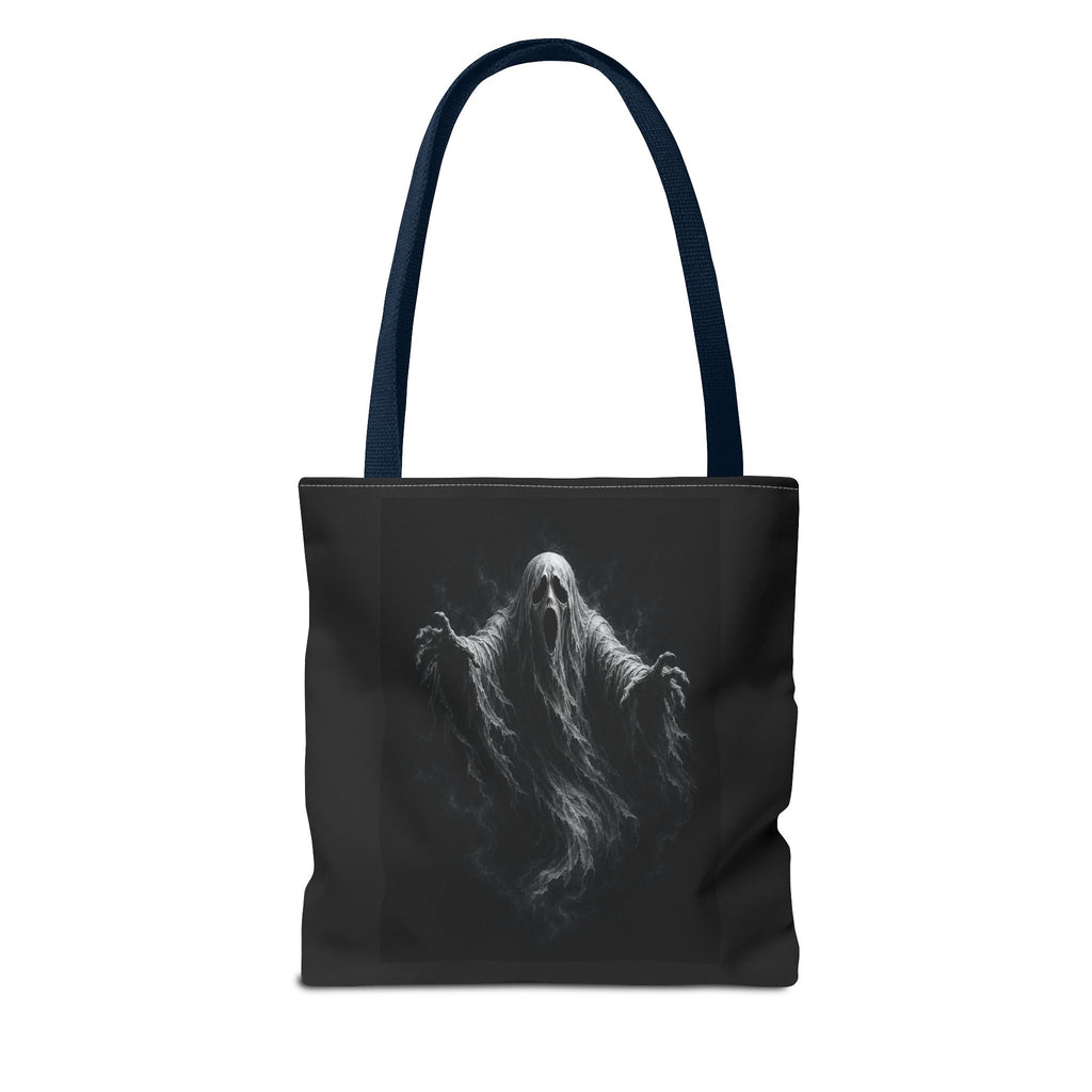 Ghostly Spirit Tote Bag — Spooky Halloween All-Over Print