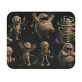Cute Mummy Pattern Mouse Pad — Playful Cartoon Halloween Design