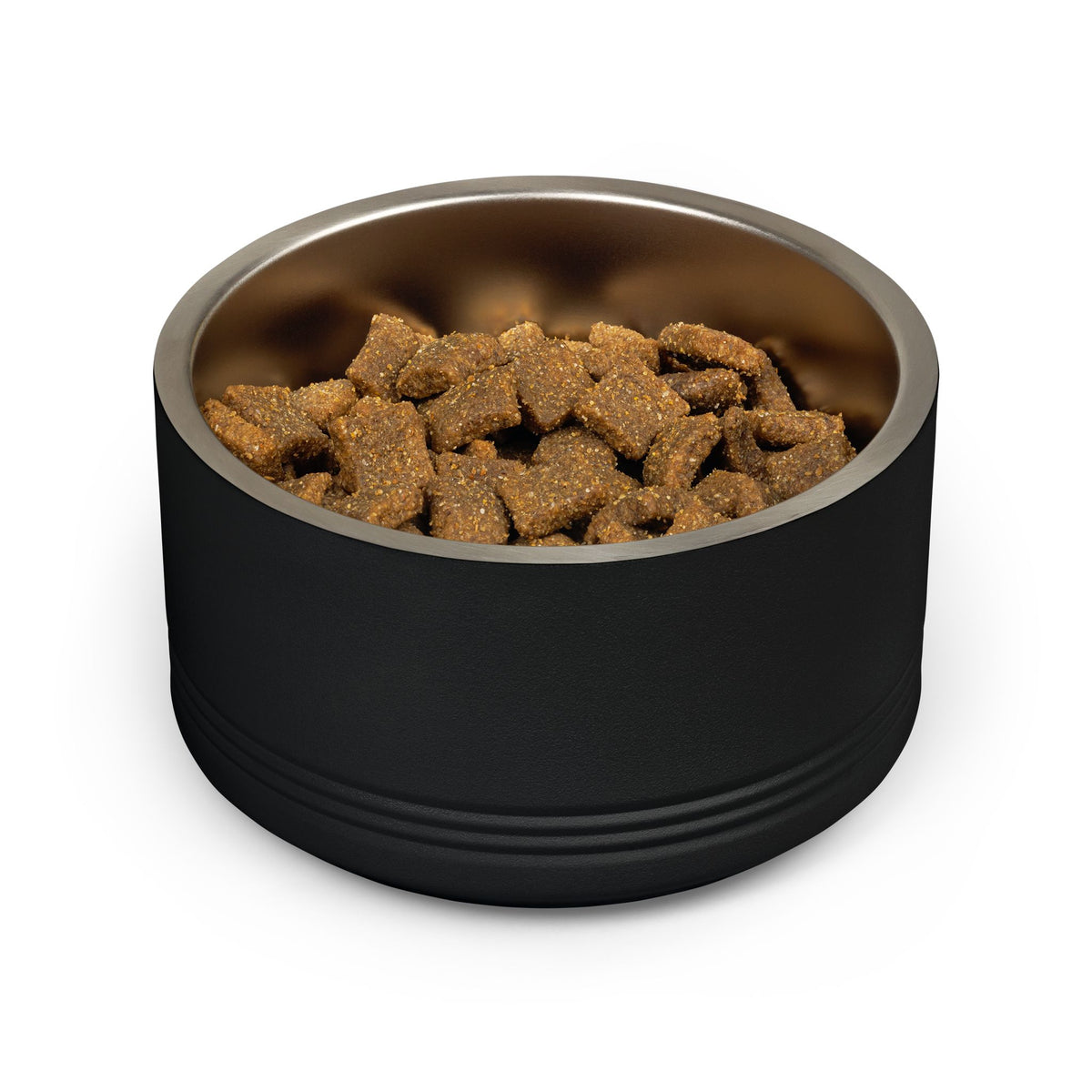 Happy Tails Pet Bowl – 18oz Stainless Steel Dog & Cat Feeding Bowl