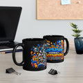 Birthday Mode Activated Black Mug – Festora Nex Robot Birthday Cup