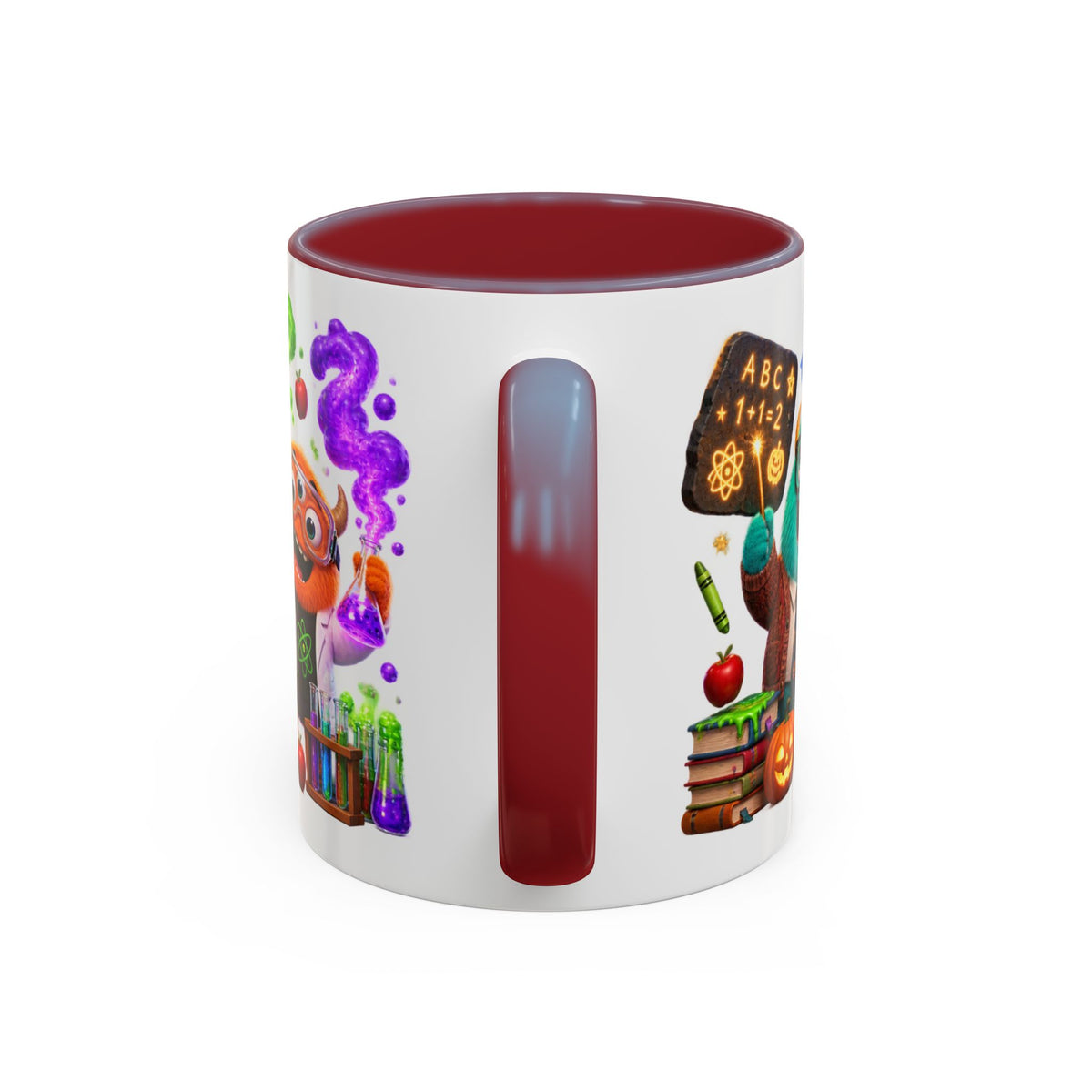 Teaching Is a Scream Monster Teacher Halloween White Mug