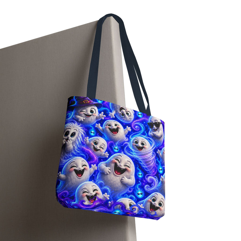 Ghost Friends Tote Bag — Cute Halloween Spirits All-Over Print