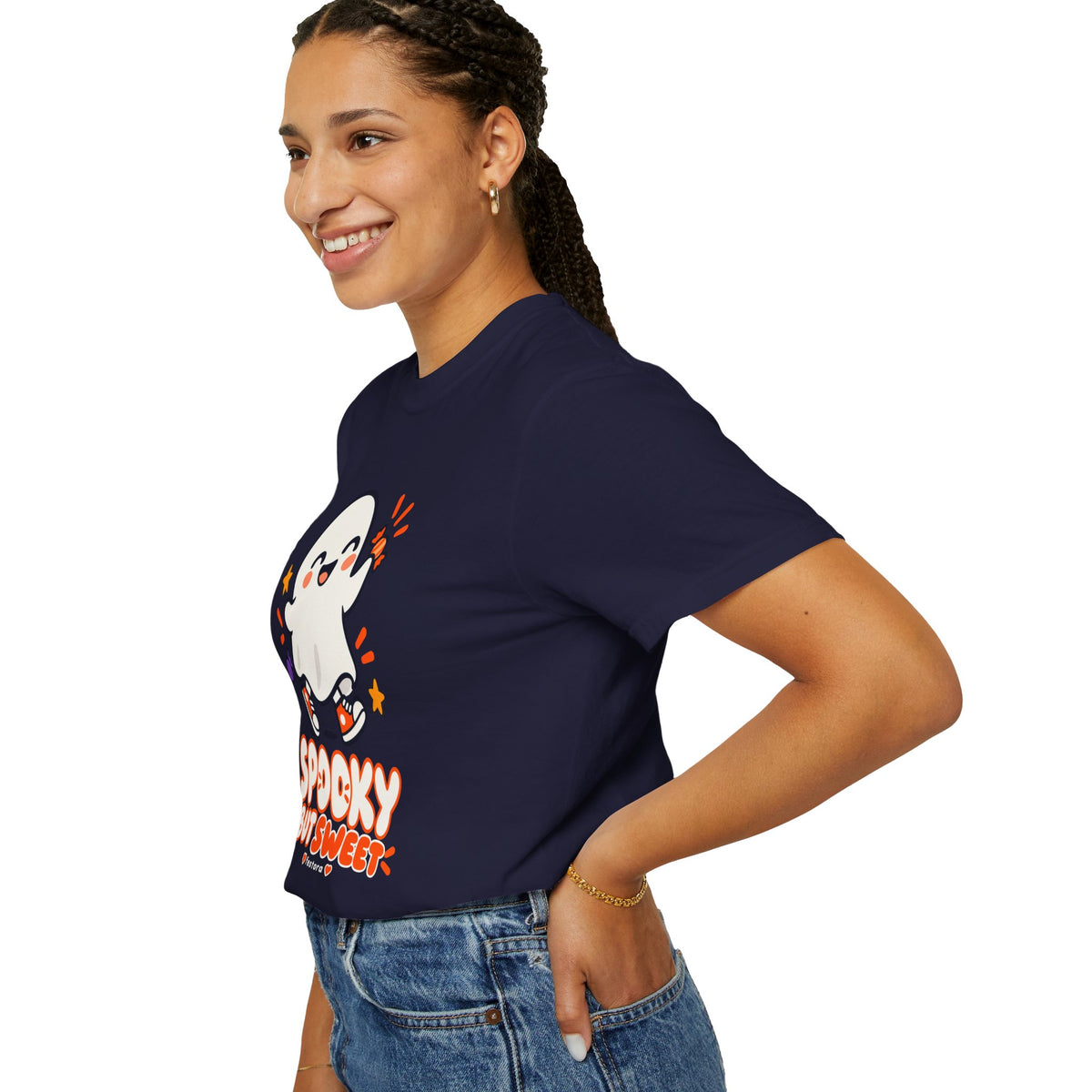 Spooky but Sweet Ghost T-Shirt | Cute Halloween Graphic Tee