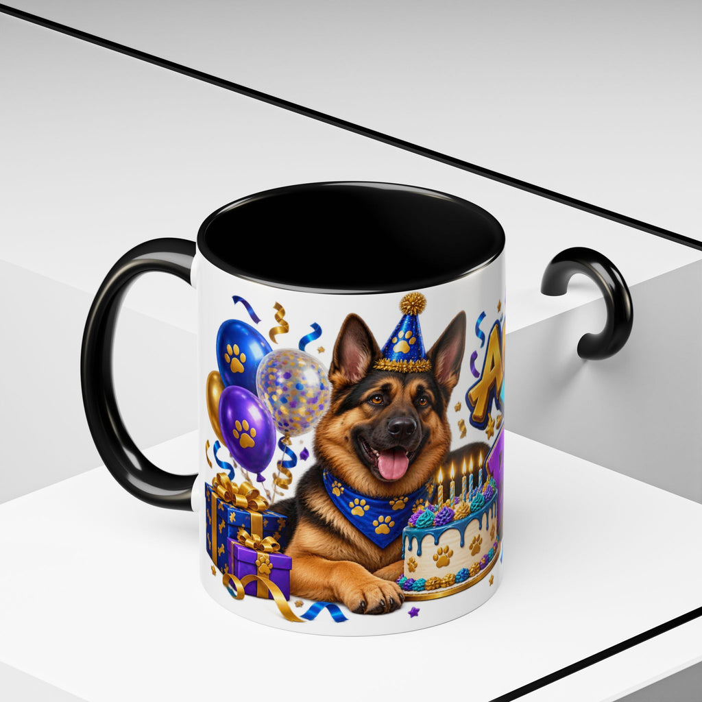 German Shepherd Birthday Mug – Another Year Bolder White Coffee Cup