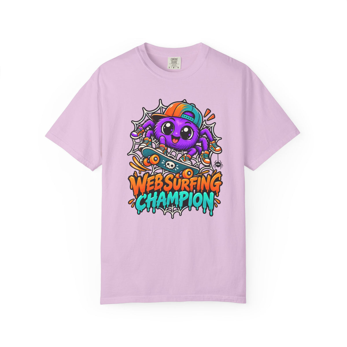 Web Surfing Champion – Cute Halloween Spider T-Shirt