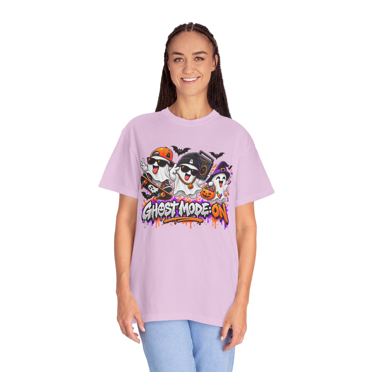 Ghost Mode: ON – Halloween Ghosts Graphic T-Shirt