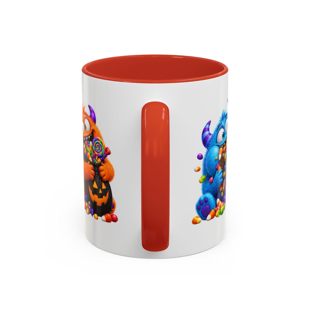 I’m Just Here for the Boos Funny Halloween Monster White Mug