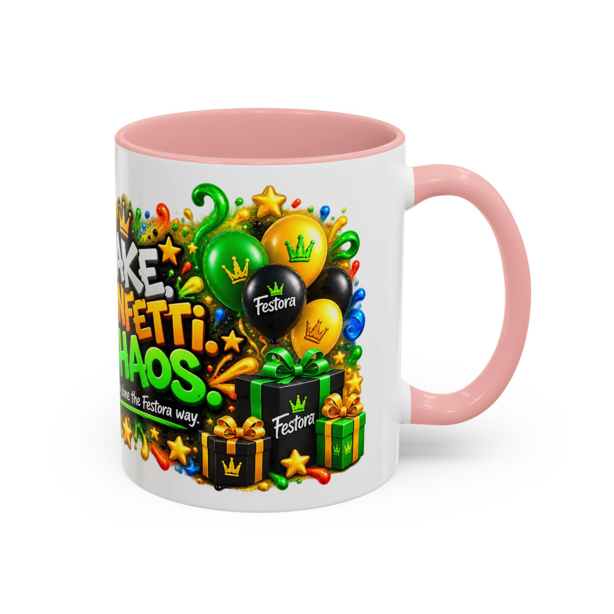 Festora Ant Birthday Mug – Cake Confetti Chaos Coffee Cup