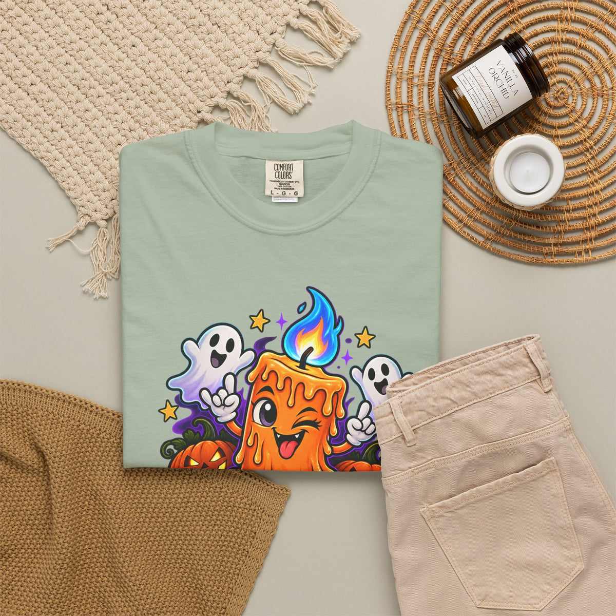 Too Lit to Quit – Funny Halloween Candle T-Shirt